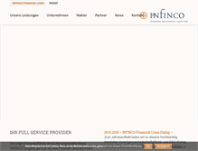 Tablet Screenshot of infinco.com